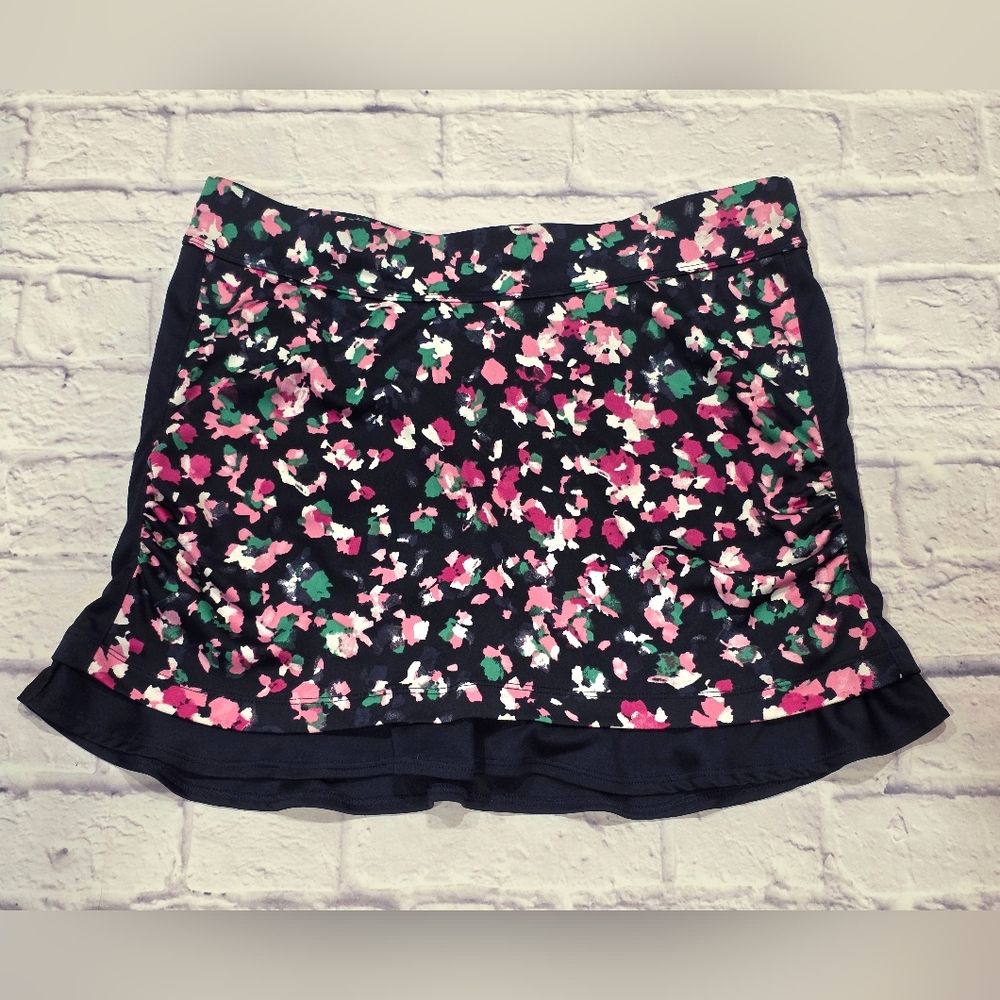 PGA Tour Blue and Pink Skorts with Vibrant Design